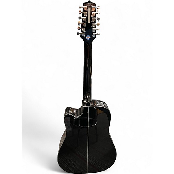 Used Takamine GD30CE-12 Black 12 String Acoustic Electric Guitar
