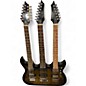 Used Galveston TRIPLE NECK Brown Sunburst Solid Body Electric Guitar thumbnail