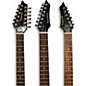 Used Galveston TRIPLE NECK Brown Sunburst Solid Body Electric Guitar