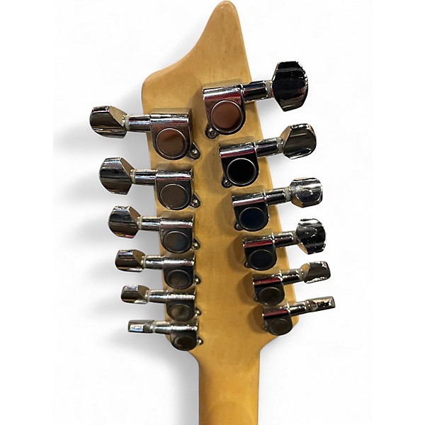 Used Galveston TRIPLE NECK Brown Sunburst Solid Body Electric Guitar