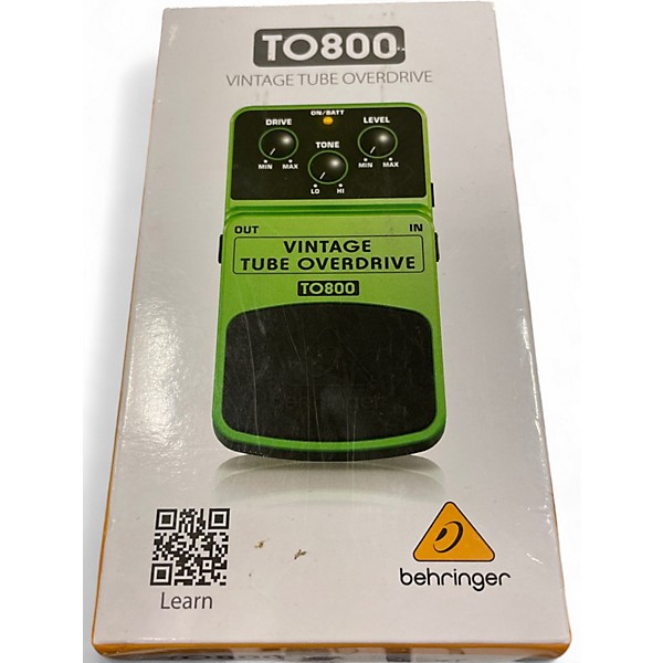 Used Behringer TO800 Vintage Tube Overdrive Effect Pedal