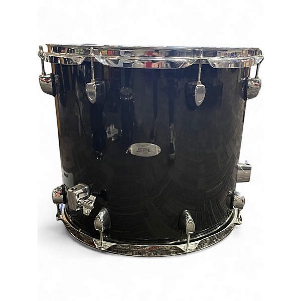 Used SPL 5 Piece Unity II All in one 5-Piece Black Onyx Glitter Drum Kit