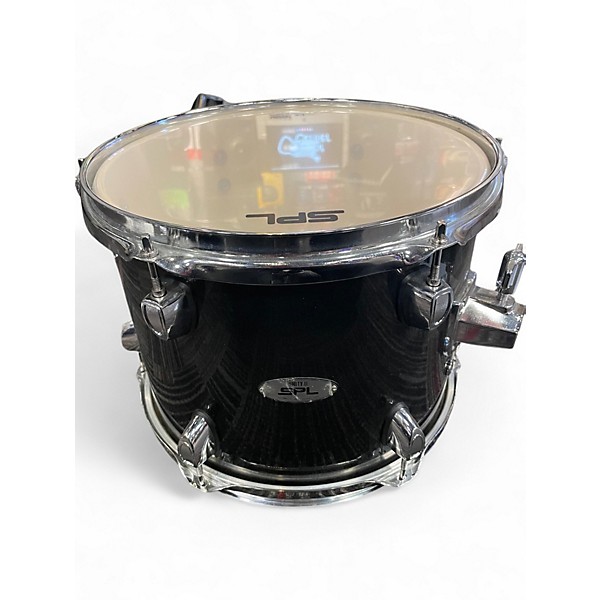Used SPL 5 Piece Unity II All in one 5-Piece Black Onyx Glitter Drum Kit