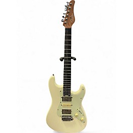 Used Schecter Guitar Research Nick Johnson Traditional HSH White Solid Body Electric Guitar