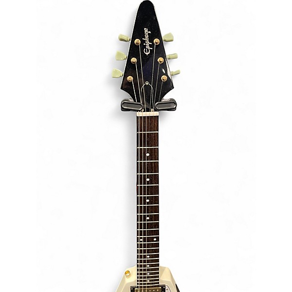 Used Epiphone 1958 Korina Flying V Alpine White Solid Body Electric Guitar