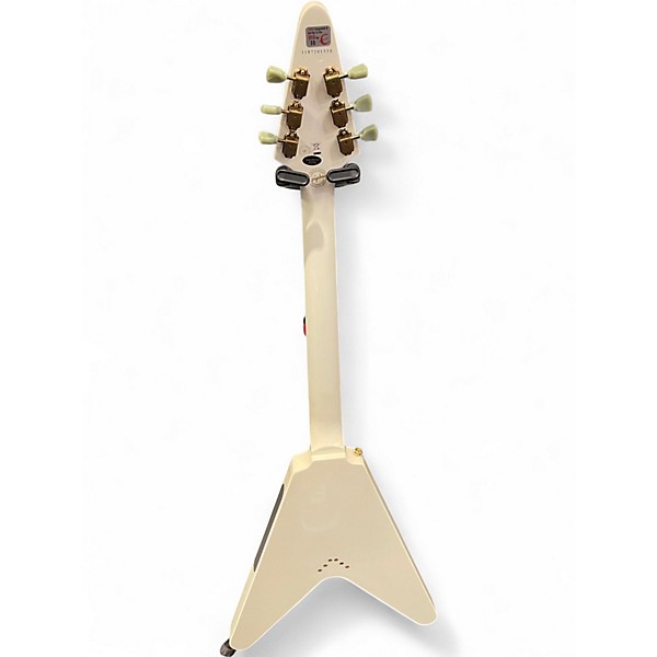 Used Epiphone 1958 Korina Flying V Alpine White Solid Body Electric Guitar