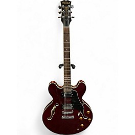 Used Samick San 450 Wine Red Hollow Body Electric Guitar