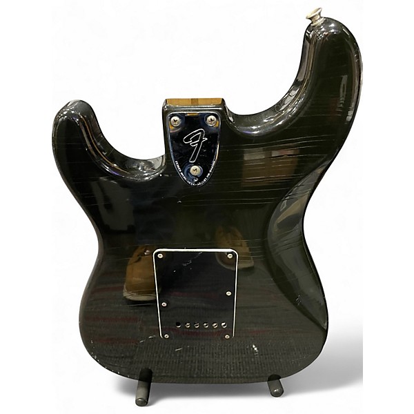 Vintage 1980s Fender 1980'S STRATOCASTER Black Solid Body Electric Guitar