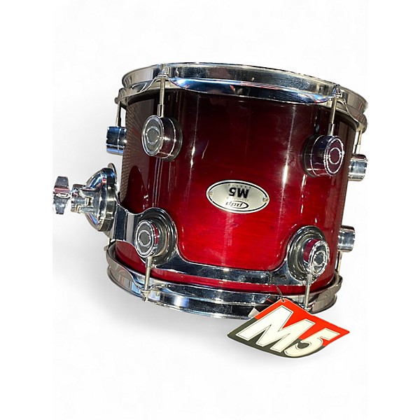 Used PDP by DW 5 Piece M5 Red to Black Fade Drum Kit