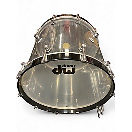 Used DW 5 Piece Design Series Acrylic Clear Drum Kit