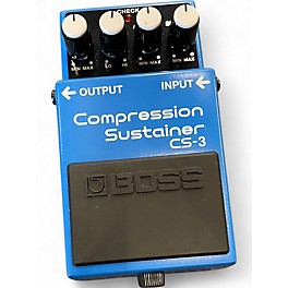 Used BOSS CS3 Compressor Sustainer Effect Pedal