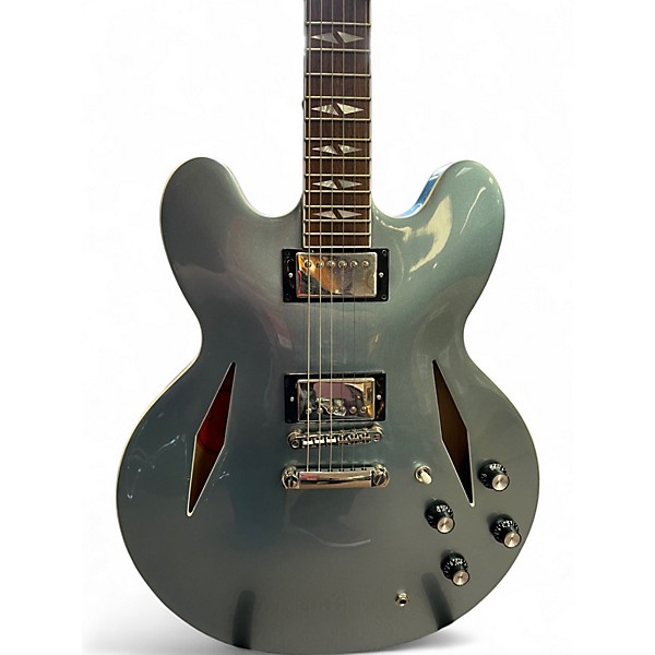 Used Epiphone DG-335 Metallic Blue Hollow Body Electric Guitar