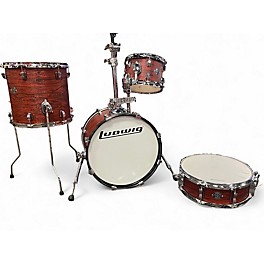 Used Ludwig 4 Piece Breakbeats By Questlove REDWOOD Drum Kit