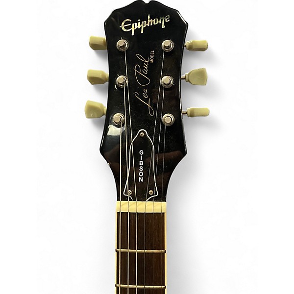 Used Epiphone Limited Edition Les Paul Standard Sparkle Flake Silver Sparkle Solid Body Electric Guitar