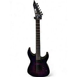 Used ESP LTD M200 Trans Purple Solid Body Electric Guitar