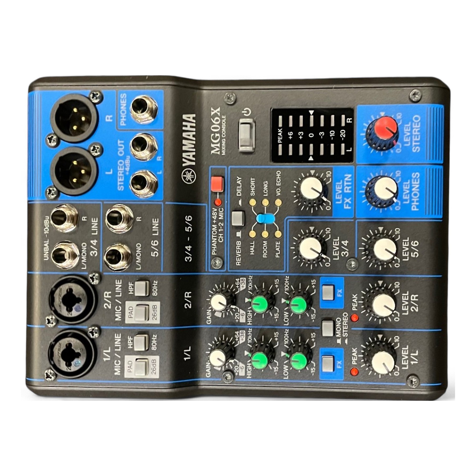Yamaha MG06X 6-Channel Compact Stereo Mixer CABLE KIT