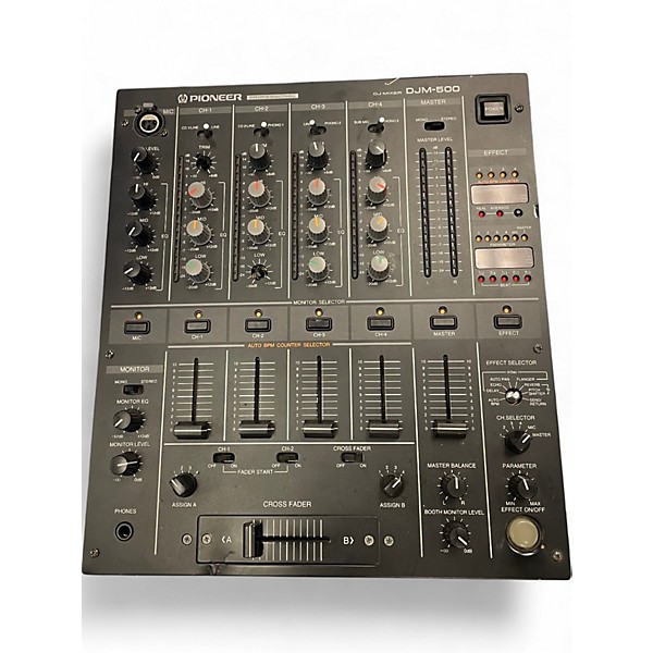 Pioneer DJM-500 DJ Mixer Model 4-Channel Performance Mixer