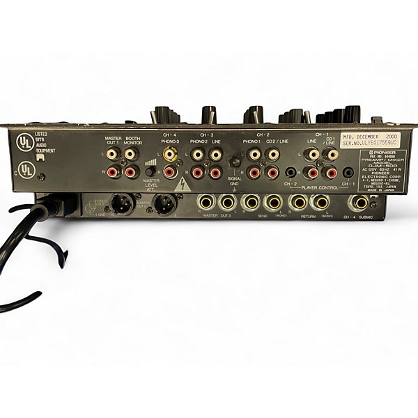15 pioneer DJM-500 DJミキサー DJM-500 (archived) 4-channel performance mixer (black