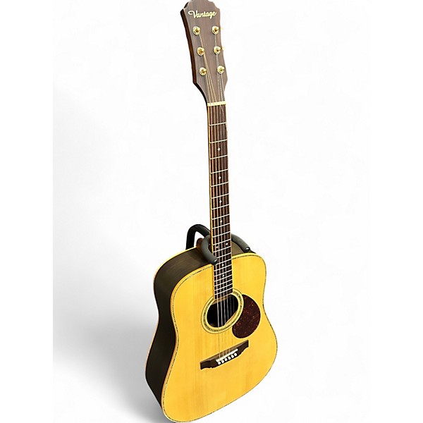 Used Vantage vd500sns Natural Acoustic Guitar