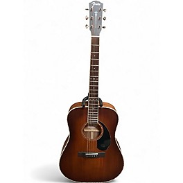 Used Fender Paramount PD220E Natural Acoustic Electric Guitar