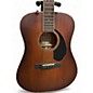 Used Fender Paramount PD220E Natural Acoustic Electric Guitar