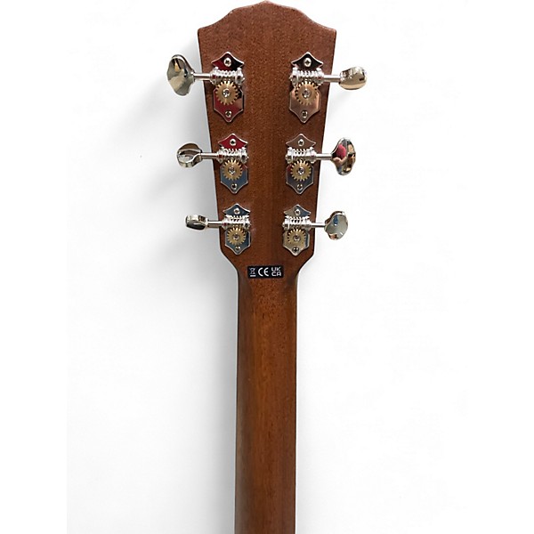 Used Fender Paramount PD220E Natural Acoustic Electric Guitar