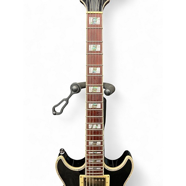 Used Ibanez ar520 Black and Gold Hollow Body Electric Guitar