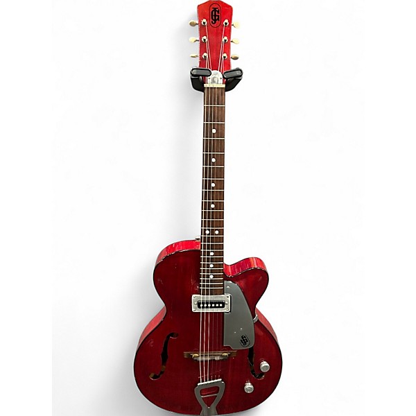 Used Julio Giulietti A2 Red Hollow Body Electric Guitar