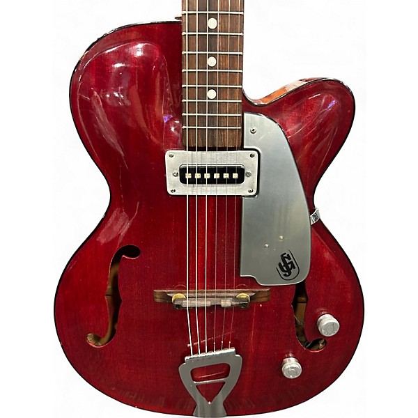 Used Julio Giulietti A2 Red Hollow Body Electric Guitar