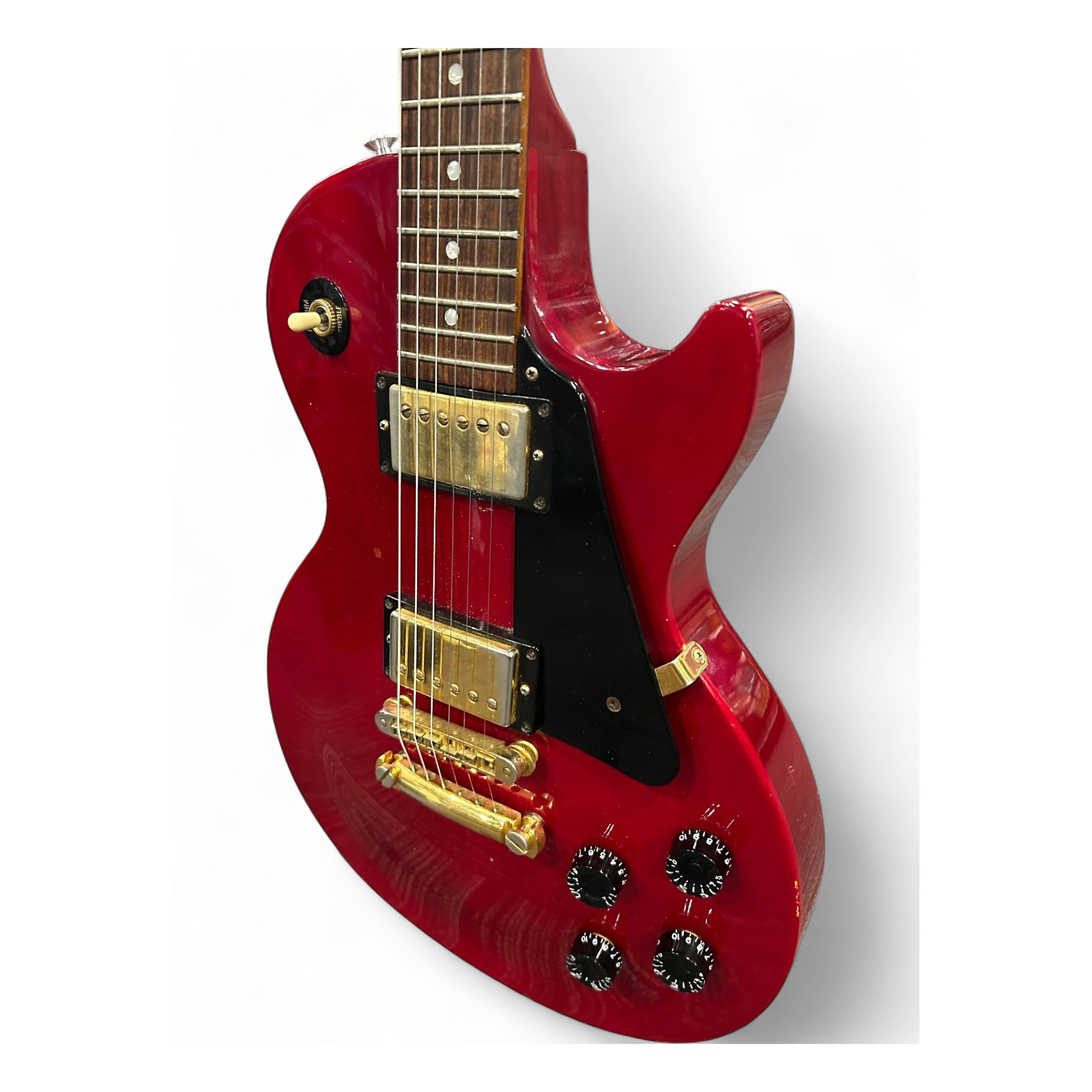 Vintage 1998 Gibson Les Paul Studio Cherry Red Solid Body Electric