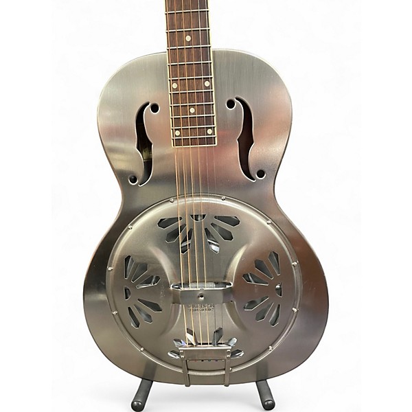 Used Gretsch G9221 Silver Acoustic Guitar