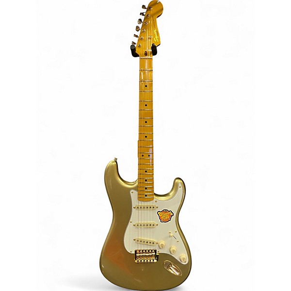 Used Squier 60th Anniversary Classic Vibe 50s Stratocaster Aztec Gold Solid Body Electric Guitar