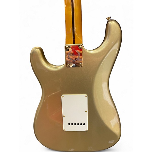 Used Squier 60th Anniversary Classic Vibe 50s Stratocaster Aztec Gold Solid Body Electric Guitar