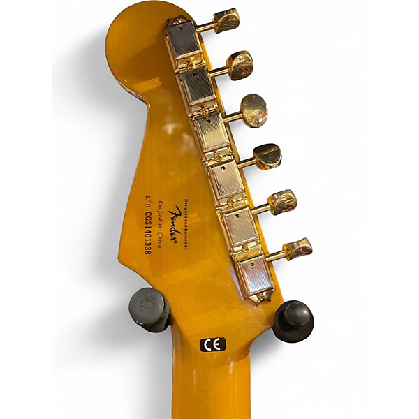Used Squier 60th Anniversary Classic Vibe 50s Stratocaster Aztec Gold Solid Body Electric Guitar