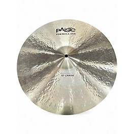 Used Paiste 18in Formula 602 Modern Essentials Cymbal