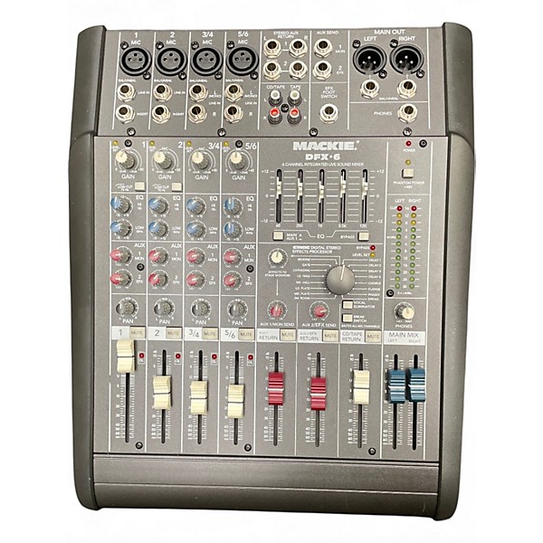Used Mackie DFX6 Powered Mixer