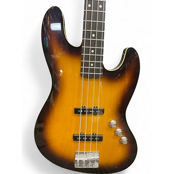 Used Fender Aerodyne Jazz Bass CHOCOLATE BURST Electric Bass Guitar