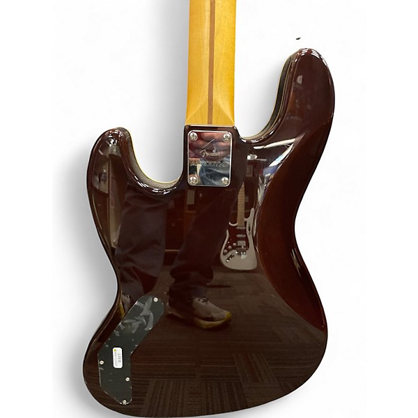 Used Fender Aerodyne Jazz Bass CHOCOLATE BURST Electric Bass Guitar