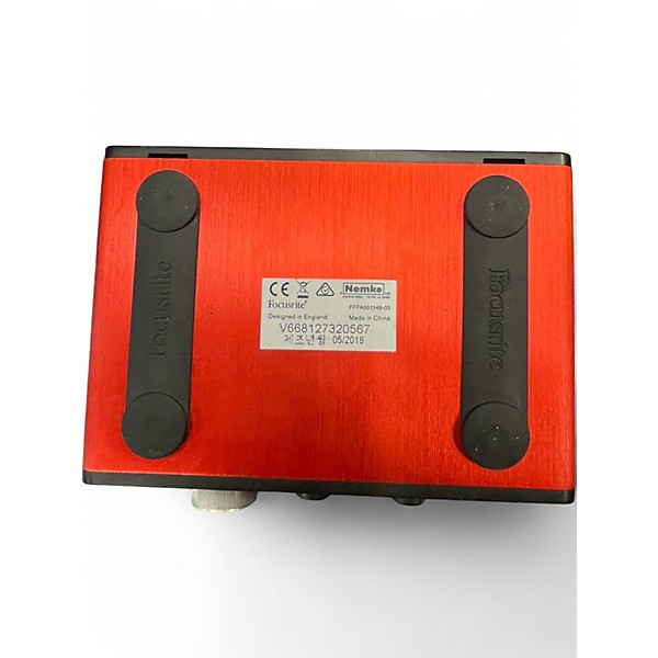 Used Focusrite Scarlett Solo Gen 2 Audio Interface