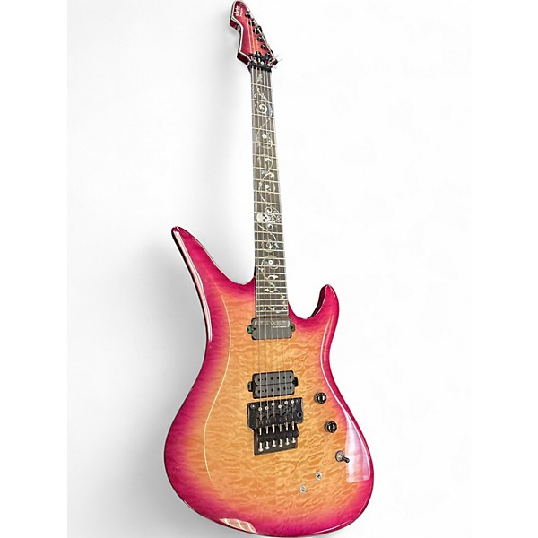 Used 2020s Scheter Stringfield Pink Solid Body Electric Guitar