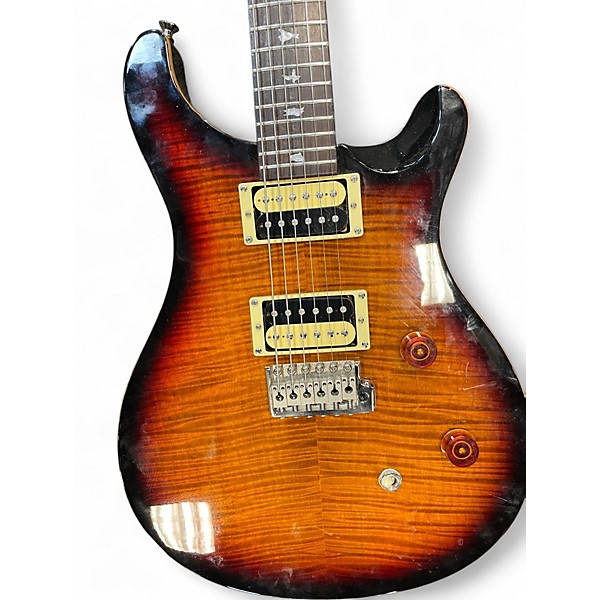 Used PRS SE Custom 24 Tobacco Sunburst Solid Body Electric Guitar
