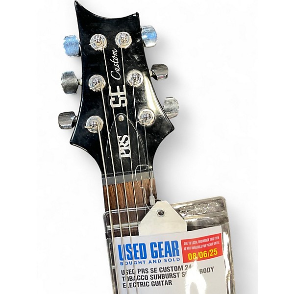 Used PRS SE Custom 24 Tobacco Sunburst Solid Body Electric Guitar