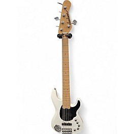 Used Jackson Dave Ellefson Signature CBX 5 String Black and White Electric Bass Guitar