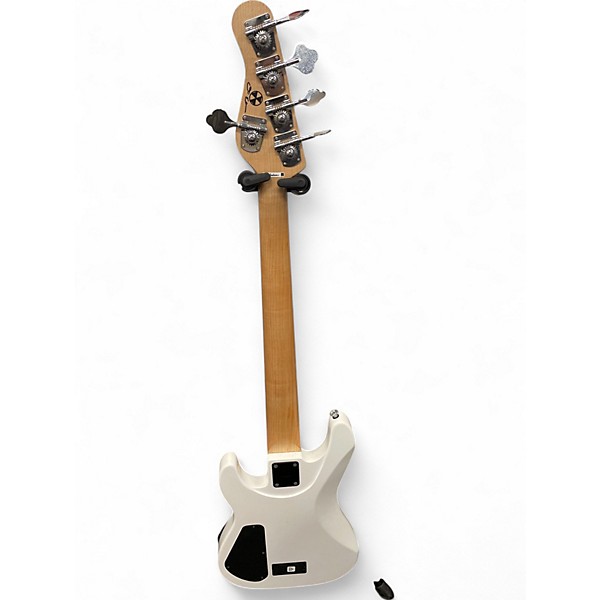 Used Jackson Dave Ellefson Signature CBX 5 String Black and White Electric Bass Guitar