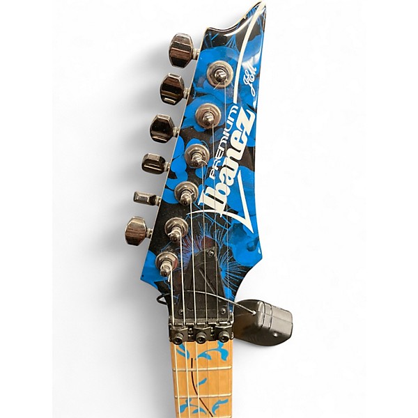 Used 2012 Ibanez JEM70V Steve Vai Signature BLACK Solid Body Electric Guitar