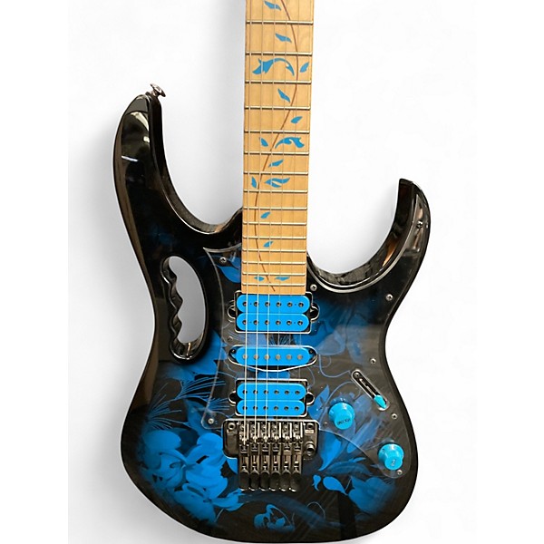 Used 2012 Ibanez JEM70V Steve Vai Signature BLACK Solid Body Electric Guitar