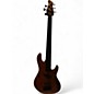 Used Clement 5 STRING FRETLESS Amber Electric Bass Guitar thumbnail