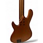 Used Clement 5 STRING FRETLESS Amber Electric Bass Guitar