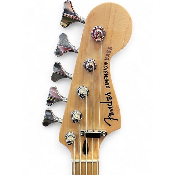 Used 2015 Fender Deluxe Dimension Bass V 5-String Natural Electric Bass Guitar