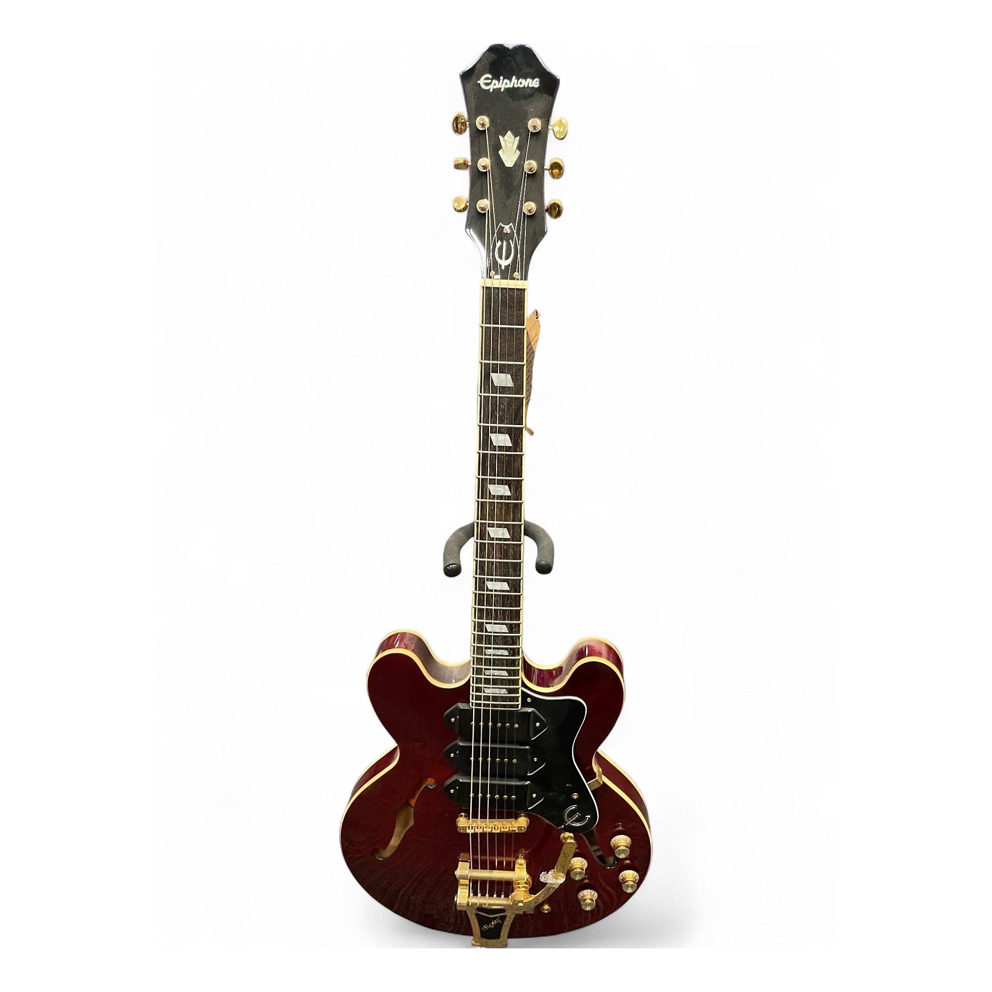Used Epiphone Riviera P93 Wine Red Hollow Body Electric